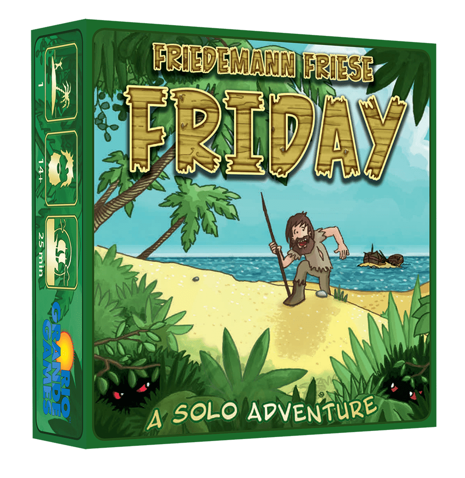 Friday - Friedemann Friese - Solo Board game - Rio Grande Games