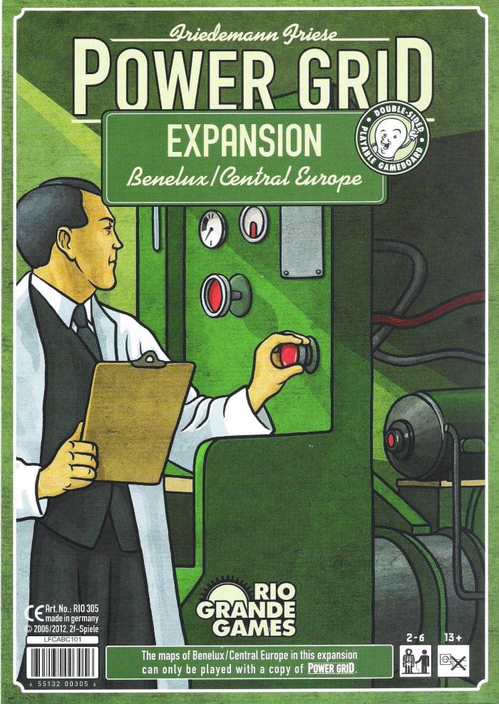 Power Grid: Benelux/Central Europe - Rio Grande Games ...